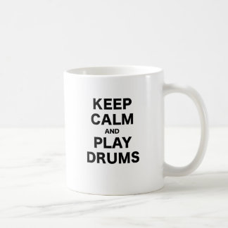 Behållalugn och lek trummar kaffemugg