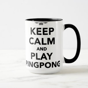 Behållalugn och lekPing Pong Mugg
