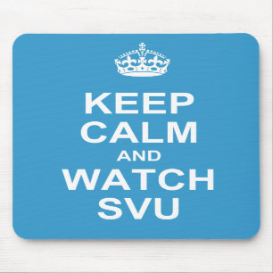 Behållalugn och mousepad för klocka SVU Musmatta