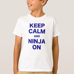 Behållalugn och Ninja på T Shirt