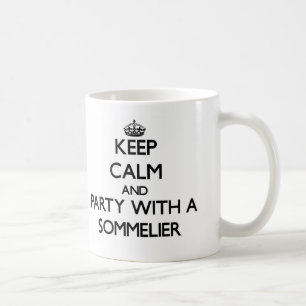 Behållalugn och party med en Sommelier Kaffemugg