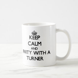 Behållalugn och party med en turner kaffemugg