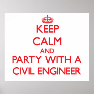 Behållalugn och party med en väg-och poster