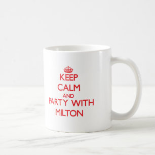 Behållalugn och party med Milton Kaffemugg