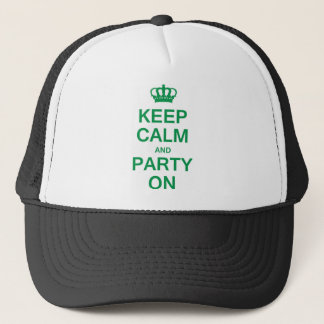 Behållalugn och party på keps