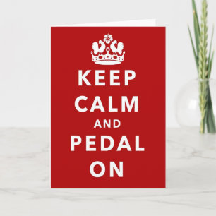 Behållalugn och pedal på kort