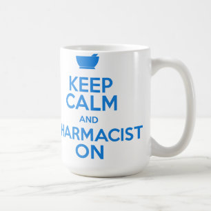 Behållalugn och Pharmacist på muggen Kaffemugg