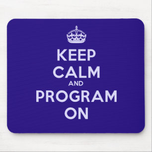 Behållalugn och program på Mousepad Musmatta