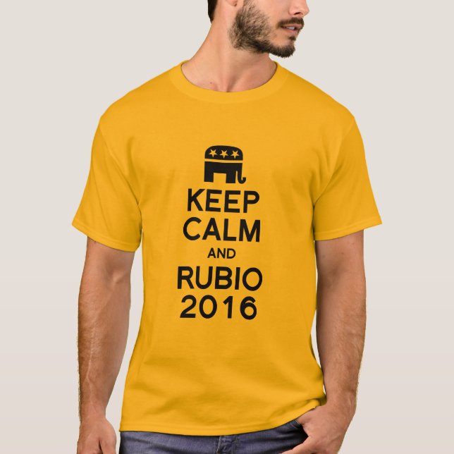 BEHÅLLALUGN OCH RUBIO 2016 - .PNG T-SHIRT (Framsida)