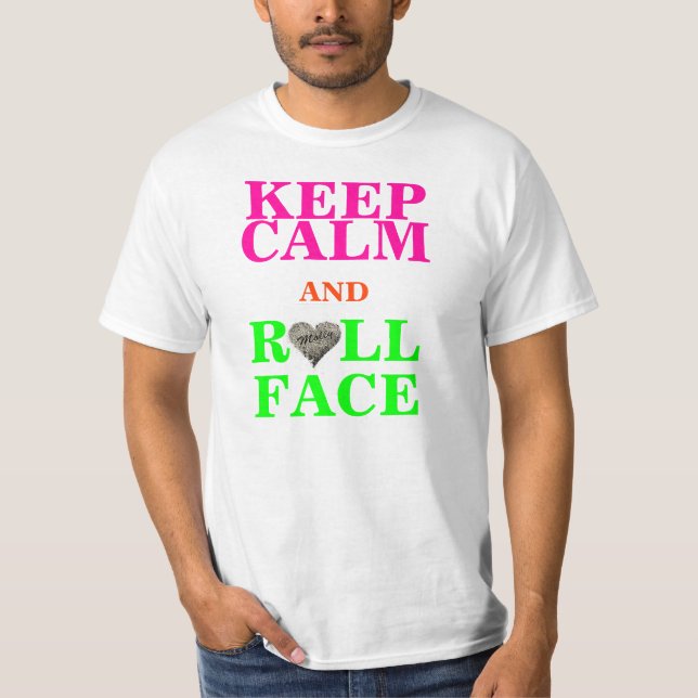 BEHÅLLALUGN OCH RULLANSIKTE TEE SHIRT (Framsida)