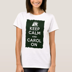 Behållalugn och sång på t shirt