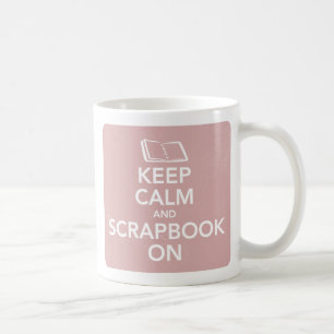 Behållalugn och Scrapbook på muggen, inverterad Kaffemugg