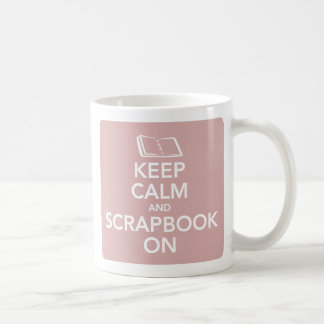 Behållalugn och Scrapbook på muggen, inverterad Kaffemugg