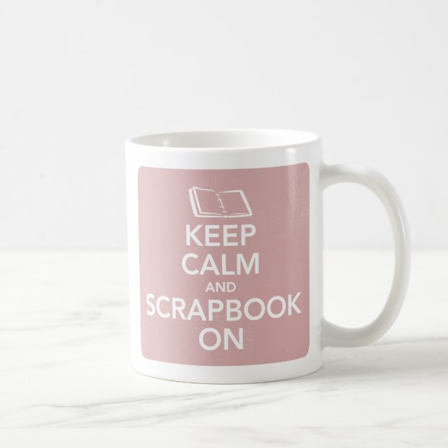 Behållalugn och Scrapbook på muggen, inverterad Kaffemugg (Höger)