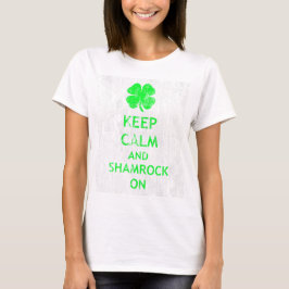 Behållalugn och Shamrock på DS Tee Shirt