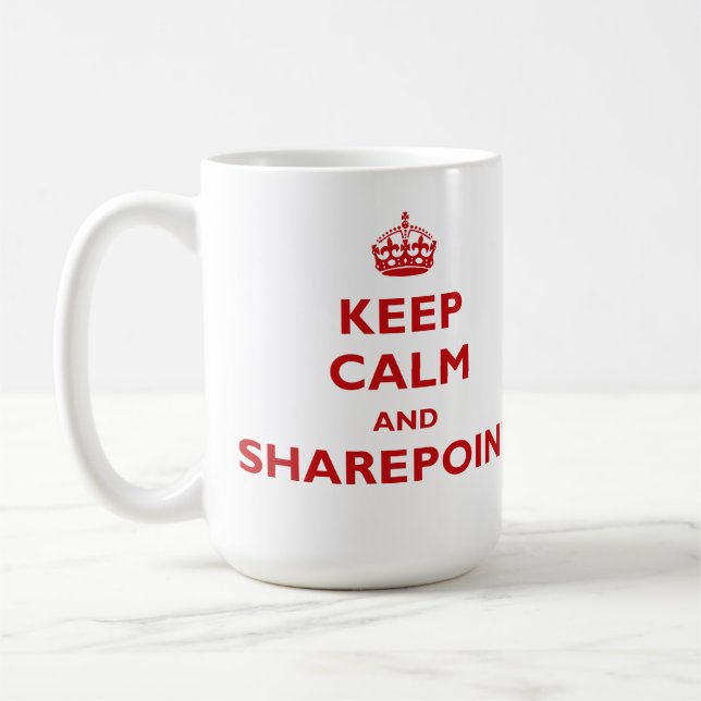 Behållalugn och SharePoint - mugg (Vänster)