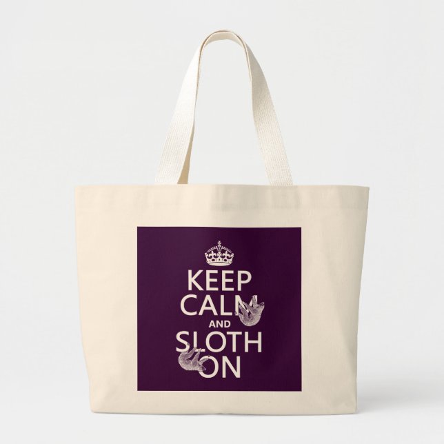 Behållalugn och Sloth på Jumbo Tygkasse (Framsidan)