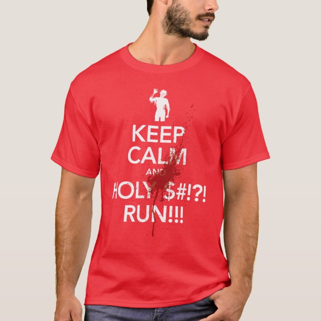 Behållalugn och SPRINGA - unisex- T-tröja Tee Shirt (Framsida)