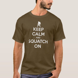 Behållalugn och Squatch på T-tröja Tröja