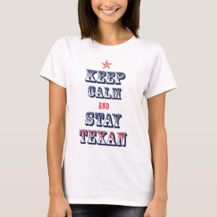 Behållalugn- och stagTexan Tee Shirt