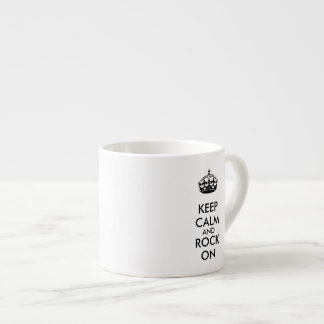 Behållalugn och sten på vitKraft papper Espressomugg