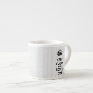 Behållalugn och sten på vitKraft papper Espressomugg