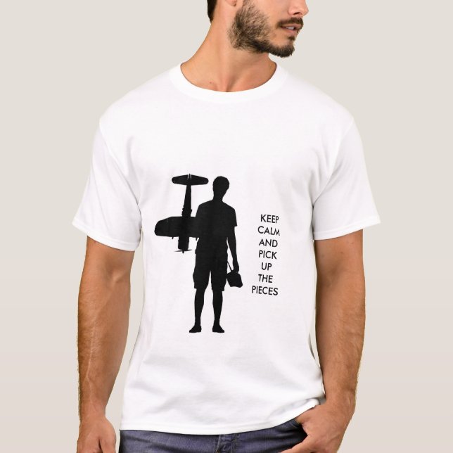 Behållalugn och väljer upp delar tee shirt (Framsida)