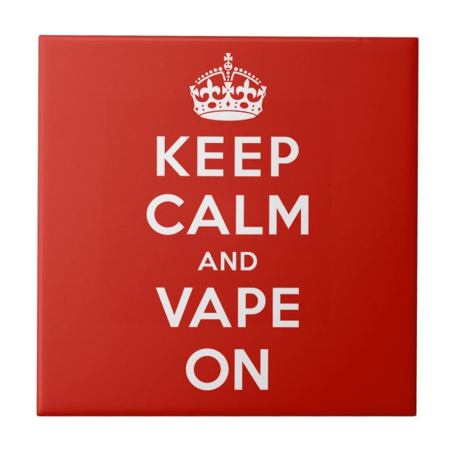 Behållalugn och Vape på Kakelplatta (Framsidan)