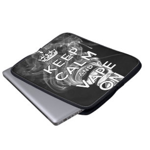 Behållalugn och Vape på Laptop Sleeve