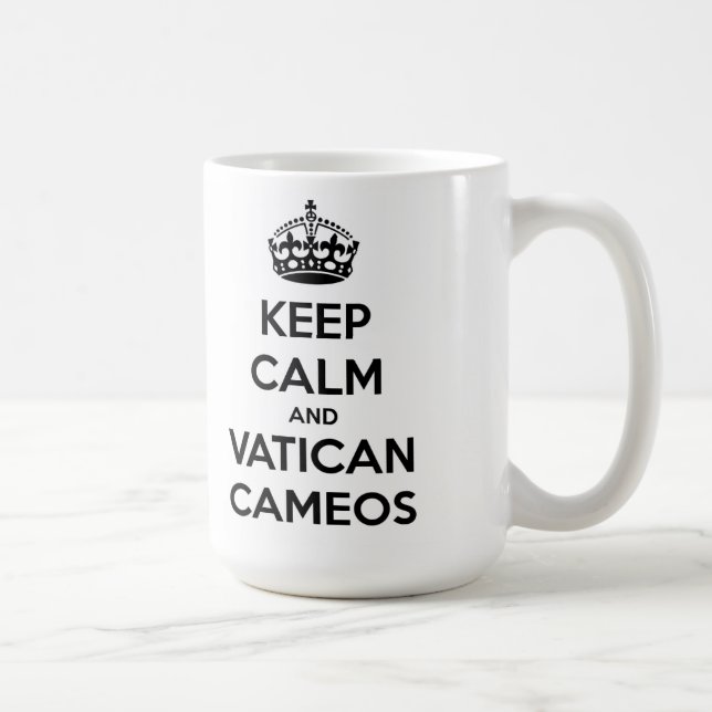 Behållalugn och Vatican Cameosmugg Kaffemugg (Höger)