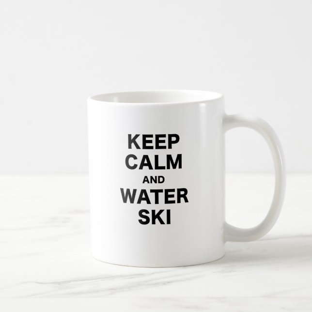 Behållalugn och vatten skidar kaffemugg (Höger)