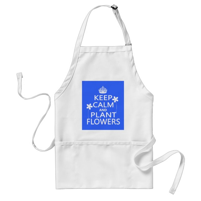 Behållalugn och växtblommor förkläde (Framsidan)