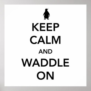 Behållalugn och Waddle på Poster