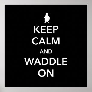 Behållalugn och Waddle på Poster