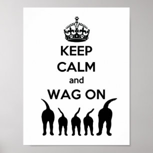 BEHÅLLALUGN och WAG PÅ Poster