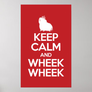 Behållalugn och Wheek Wheek Poster