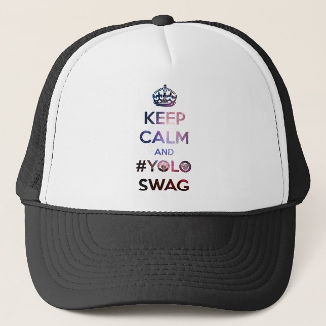 Behållalugn och #yoloswag keps (Framsida)