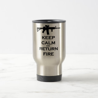 Behållalugn & retur avfyrar travel mug resemugg