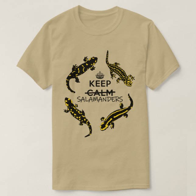 Behållalugn/Salamanders T Shirt (Design framsida)
