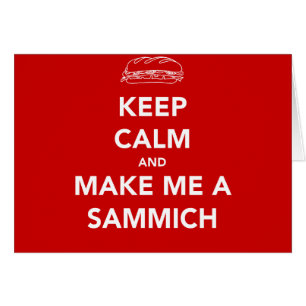 BEHÅLLALUGN; SAMMICH TIME HÄLSNINGSKORT