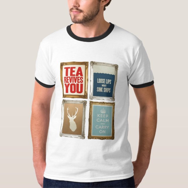 Behållalugnaffischer T-shirt (Framsida)