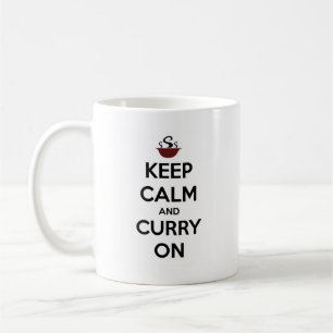 behållalugncurry på kaffemugg