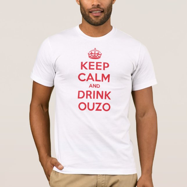 Behållalugndrink Ouzo Tee (Framsida)