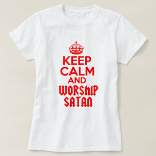 Behållalugndyrkan Satan Tee