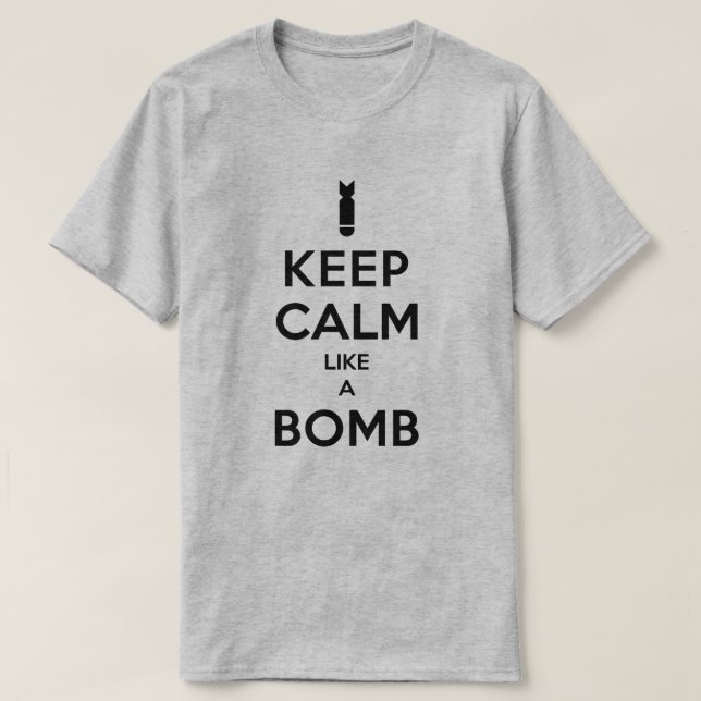 Behållalugnnågot liknande en bombarderaT-tröja T Shirt (Design framsida)