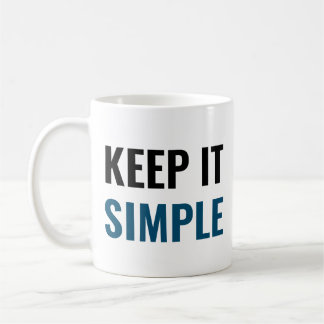 Behållan är enkel kaffemugg