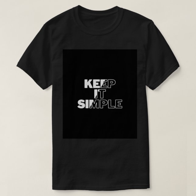 Behållan är enkel t shirt (Design framsida)