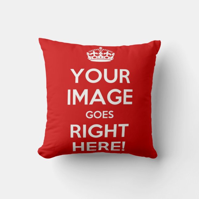 Behållan bäst lugnaa Pillow* med kvadrerar bilder Kudde (Framsida)