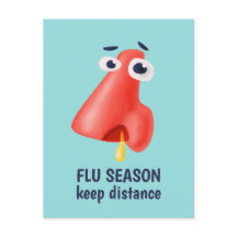 Behållan för influensasäsongen Avstånd Runny Nose 