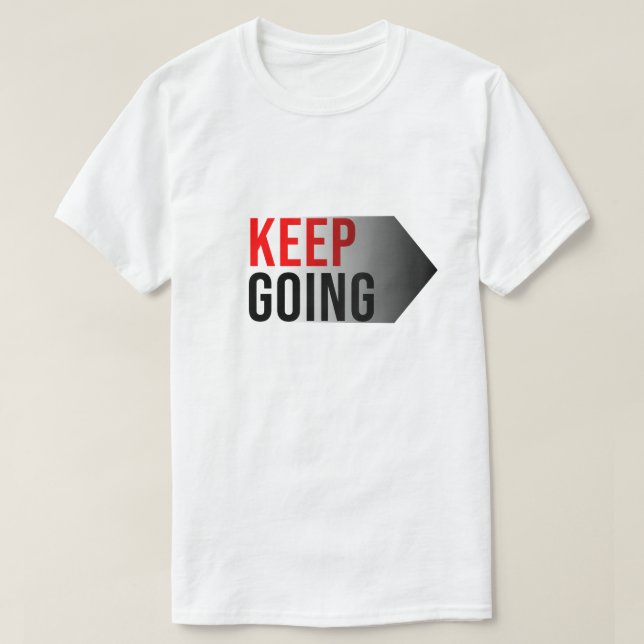 BEHÅLLAN GÅR vitt T Shirt (Design framsida)